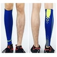 thumbnail image 2 of Unisex Sports Leg Protection Breathable Pressure Sleeve Running Football Basketball Warm Knee Socks Blue XL, 2 of 8