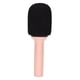 thumbnail image 4 of Micrófono de Karaoke Bluetooth, micrófono de altavoz inalámbrico portátil multifuncional con luz LED para PC, teléfono inteligente, color rosa, 4 of 9