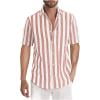 Pink#mens striped shirt button down
