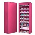 thumbnail image 1 of Estante Organizador para Zapatos de 9 Niveles | Acero Inoxidable | Almacenamiento de Calzado | Tela Impermeable | Zapatero Armable para 27 Pares, 1 of 5