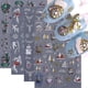 thumbnail image 1 of Pegatinas para uñas Quezadyl Christmas Crystal Ball 5D con forma de copo de nieve x4, 1 of 9