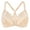 Pale Nude, variant on MELENECA Female Racerback Front Closure Unlined Underwire Bra for Women Blue 46C