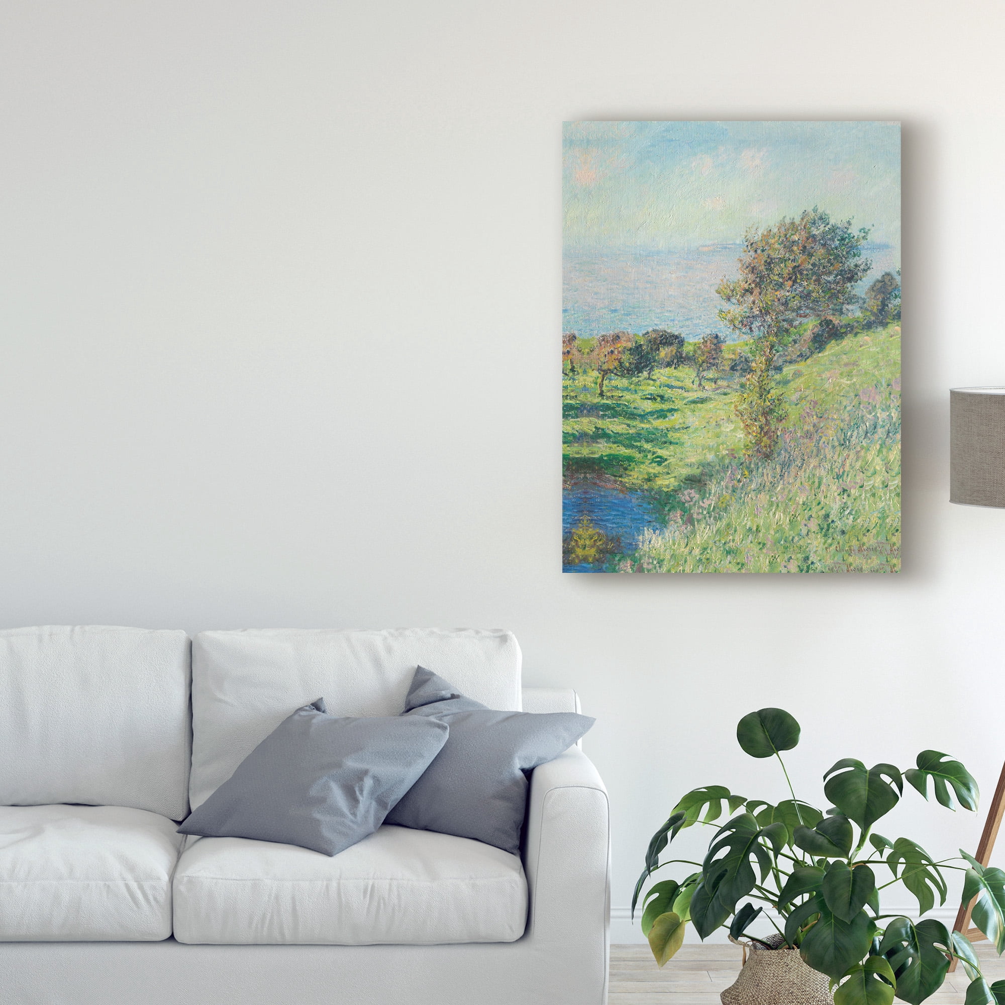Trademark Fine Art 'Coup de vent, 1881 ' Canvas Art by Claude Monet