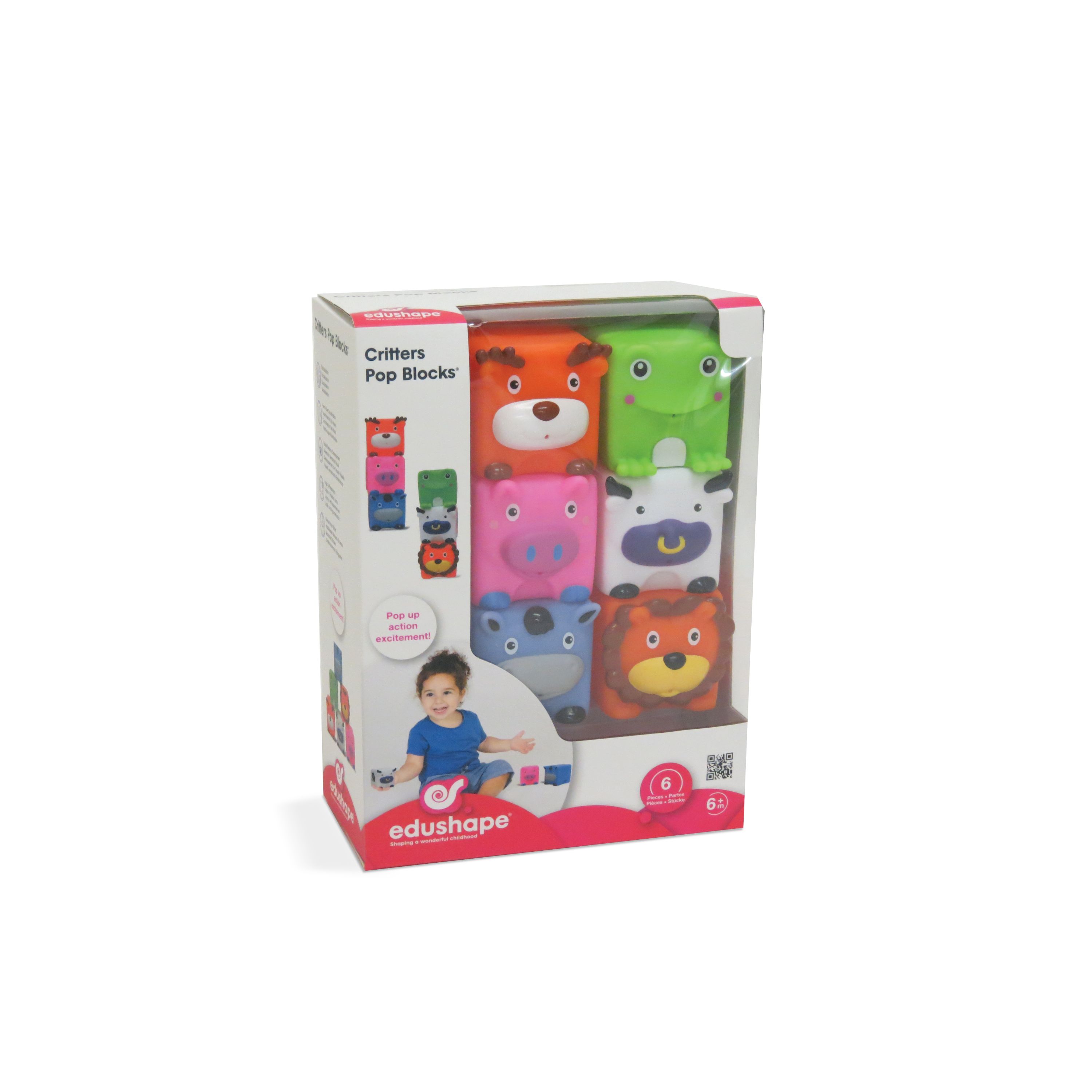 Edushape - Soft and Squeezy Critter Blocks