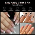 thumbnail image 3 of T-HOTLYST Alomd/Coffin/Square/Stilettos Fake Nail Tips,Clear Acrylic False Nail 10Sizes Press on Nail for DIY Nail Extensions, 3 of 19