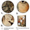 thumbnail image 3 of Designart "Winter Adventure with Brown Deer I" Animals Canvas Wall Art - Traditional Brown Fox Bedroom Canvas Wall Art, 3 of 6