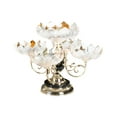 thumbnail image 1 of ZheElen 360° Rotating Crystal Glass Fruit Holder Suitable For All Occasions Easy yellow lotus, 1 of 6