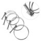 thumbnail image 1 of OUNONA 4Ud Clips Para Mangueras De Acero Inoxidable Con Instalación 360 Y Durabilidad, 1 of 6