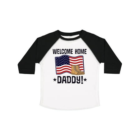 

Inktastic Military Daddy Welcome Home Gift Toddler Boy or Toddler Girl T-Shirt