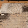 thumbnail image 5 of 8' X 10' Beige Gray And Black Damask Distressed Stain Resistant Area Rug, 5 of 5