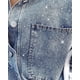 thumbnail image 2 of Chaqueta vaquera informal for mujer con lentejuelas en contraste, manga larga y diamantes de imitación., 2 of 7