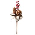 thumbnail image 2 of Funie 1Pc Artificial Flower Cotton Berry Pine Cone Garden DIY Stage Party Home Decor, 2 of 6