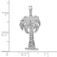 thumbnail image 3 of FJC Finejewelers 14k White Gold Palm Tree Charm, 3 of 6