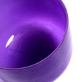thumbnail image 4 of FUCHU B Note Crown Chakra Purple Colored Quartz Frosted Crystal Singing Bowl 8 inch, 4 of 5