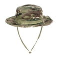 thumbnail image 4 of Camo Hunting Hiking Adjustable Summer Cap Camouflage Boonie Hat Tactical Military Panama Army Bucket Hats 3, 4 of 8
