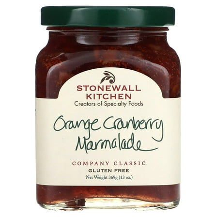 Stonewall Kitchen Orange Cranberry Marmalade, 13 Ounce Jar