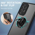 thumbnail image 3 of ELARA- Case For Samsung Galaxy A53 5G Armor Military Hybrid Phone Cover Matte Black, 3 of 6