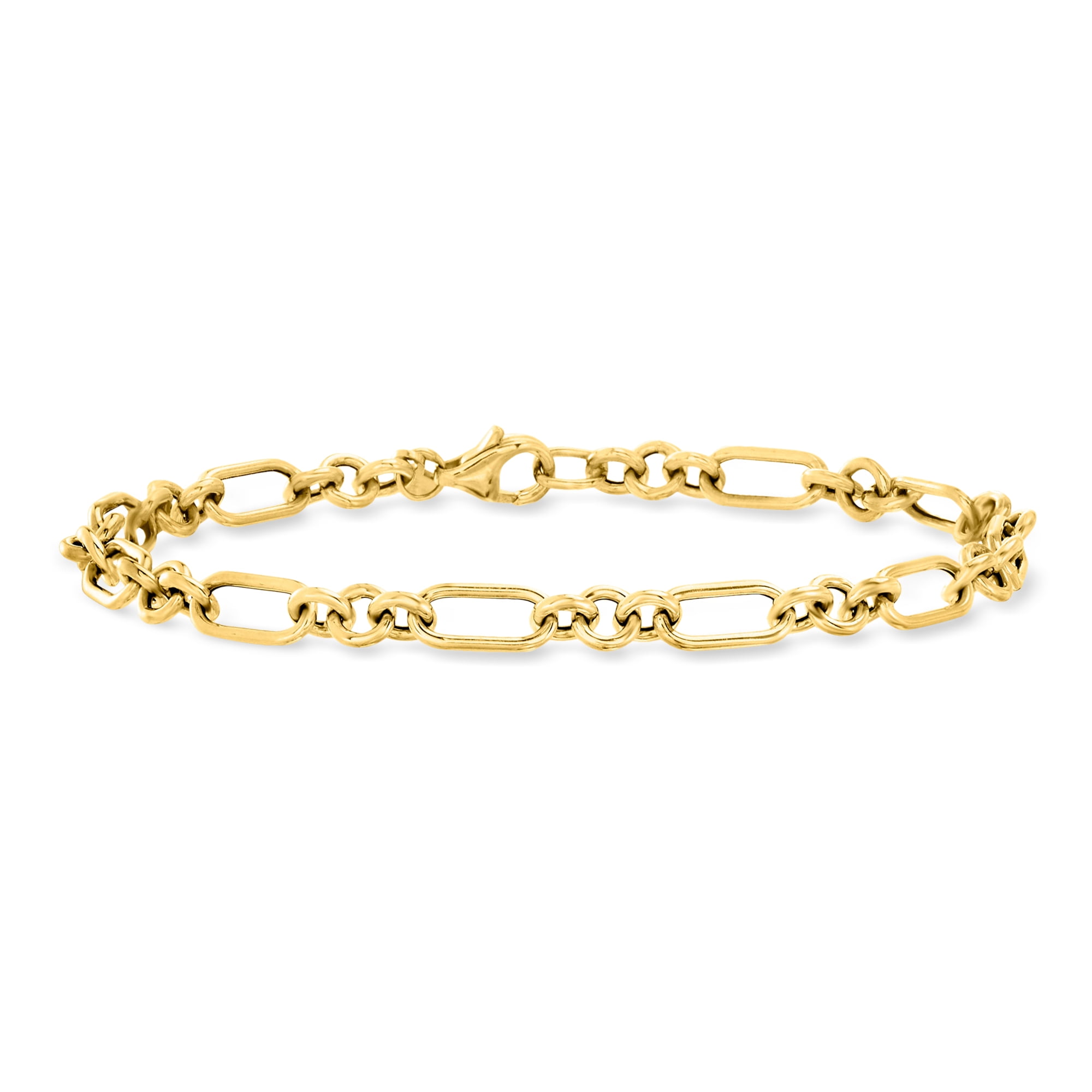 K18 2.4g GOLD twist chain bracelet PAT Ross-Simons 14kt Yellow 