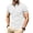 White, variant on Zimjoy Men's Polo Shirt Short Sleeve Waffle Knit Casual Golf Polo Plaid Collar Stylish Button Down Business Casual Shirt for Men Beige L