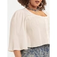 thumbnail image 4 of Jessica Simpson Women's Plus Fiesole Blouse, Sizes 0X-4X, 4 of 6