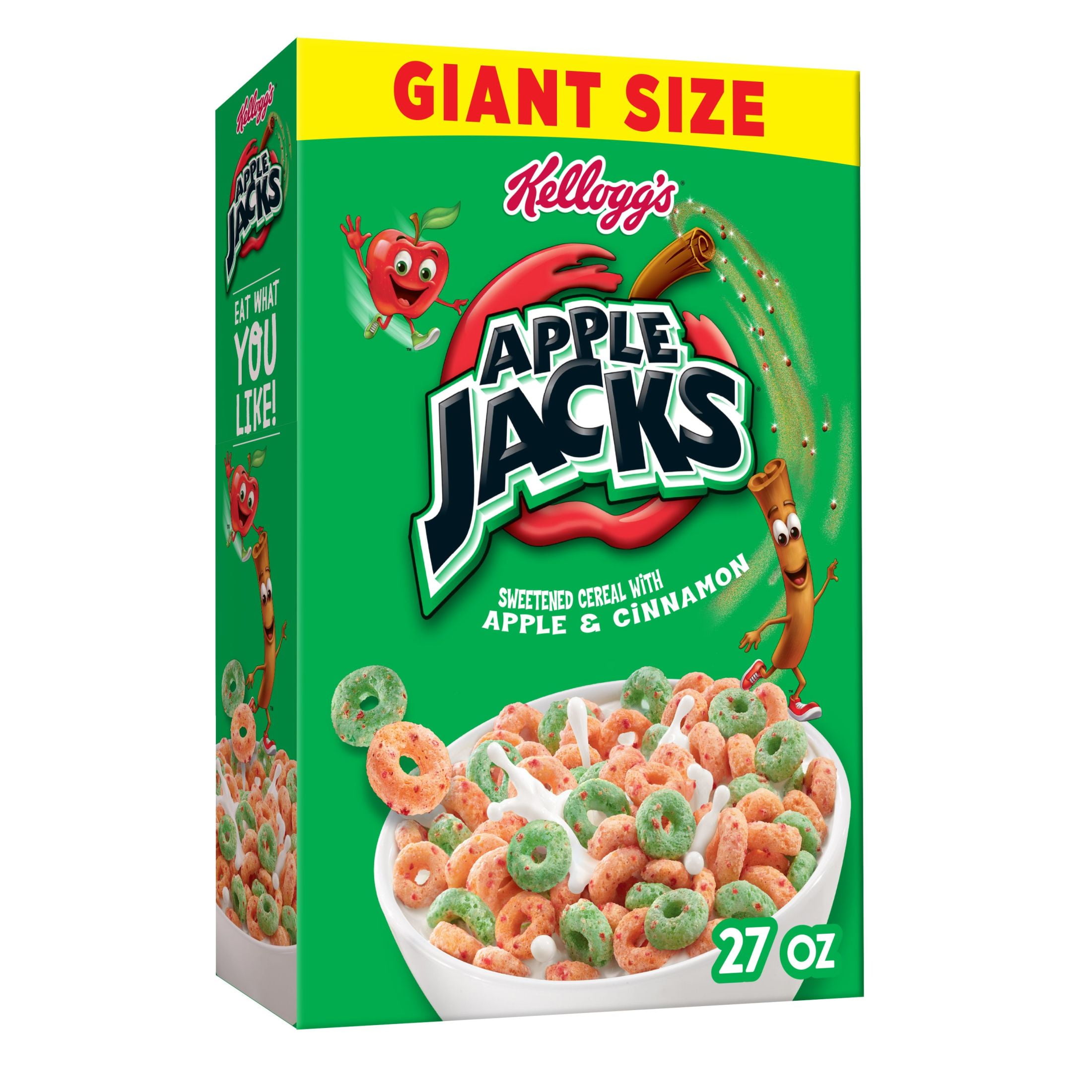 Kellogg's Apple Jacks Breakfast Cereal, Original, 27 oz