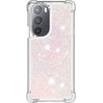 thumbnail image 2 of Compatible with Motorola Moto Edge Plus 2022 Case Glitter Liquid Cute Clear Phone Case Floating Quicksand Shockproof Protective Bumper Soft TPU Case for Moto Edge Plus 2022 5G Star Pink YB, 2 of 13