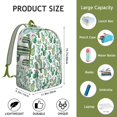 thumbnail image 5 of Boho Cactus Backpack, Waterproof School Bag with Cute Kawaii Desert Succulent Watercolor Art, 5 of 5