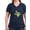 Navy, variant on CafePress - Texas State Outline Bluebonnet Flower T Shirt - Women's V-Neck Dark T-Shirt