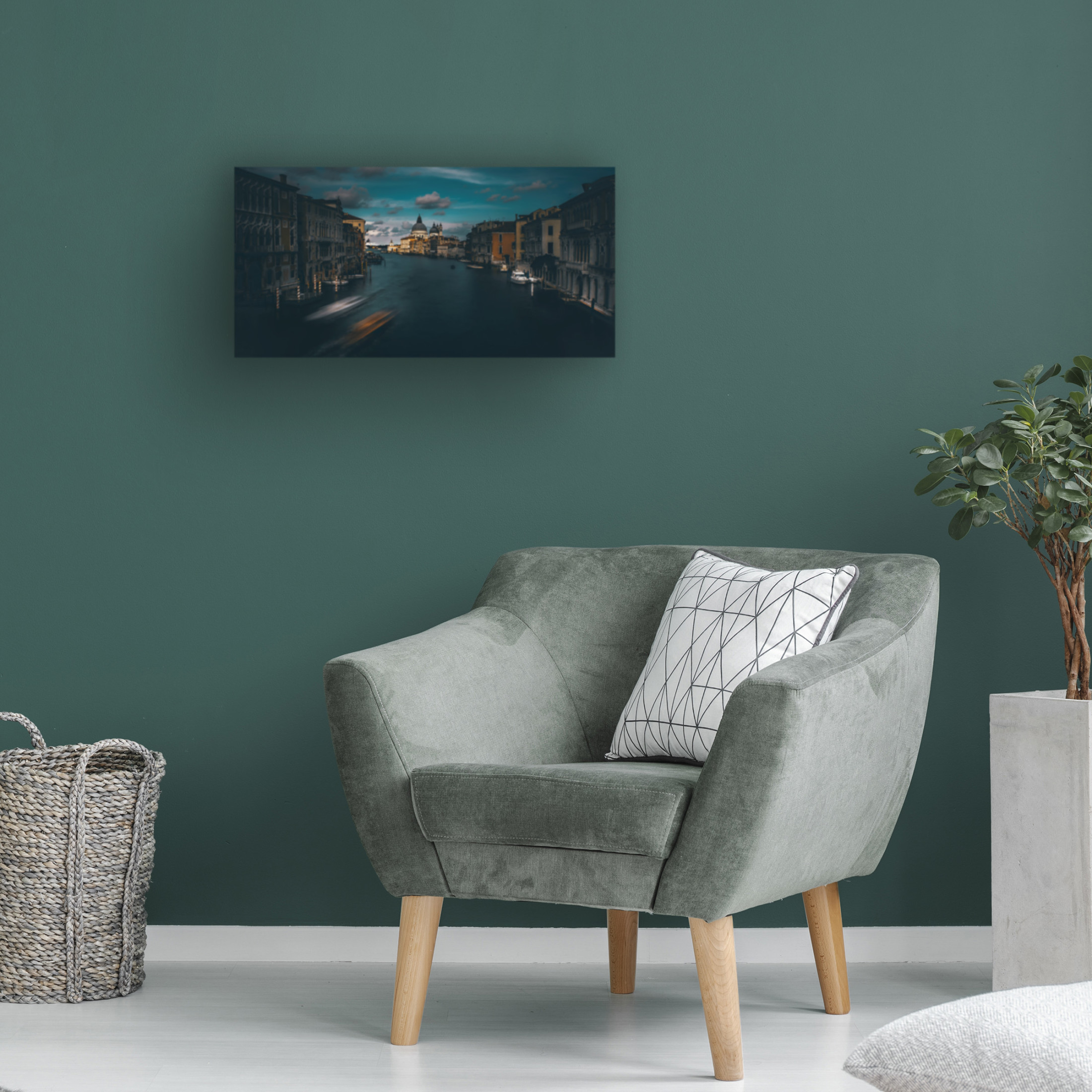 Canvas Wall Art - Carmine Chiriaco 'Venice' Wall Art for Living Room, Bedroom, or Office D?cor by Trademark Fine Art - 19 x 10 Inches
