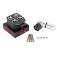 thumbnail image 1 of Bloque de válvula de colector de suspensión de suspensión neumática de válvula solenoide de 12V 12,6W 0‑300psi para camión de coche, 1 of 9