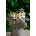 thumbnail image 6 of A&B Home Dog Head with Gold Wreath Magnesium Planter 9.3" x 9.3" x 13", 6 of 9