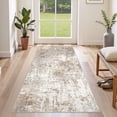 thumbnail image 6 of UERMEI 2'x10' Runner Rugs Non Slip, Washable Indoor Rug for Hallway Kitchen Entryway Doormats, Modern Abstract Bedroom Home Decor Carpets,Brown, 6 of 7