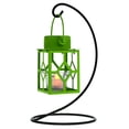thumbnail image 1 of OULII Vintage Lantern Hanging Candlestick Glass Retro Style Home Decor for Friends 1Pack, 1 of 6