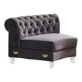 thumbnail image 3 of 7 PCS Corduroy Flexible Combination Sectional Sofa Dark Grey, 3 of 6