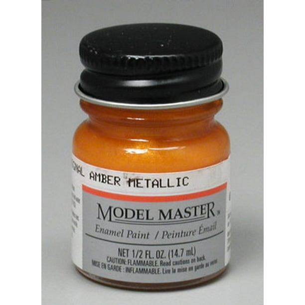 Testors 2723 Turn Signal Amber Gloss Premium Auto Enamel Paint 1/2 oz. Bottle
