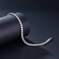 thumbnail image 5 of Charmsy CZ Classic Tennis Bracelet Cubic Zirconia Silver Bracelets for Women 7.5 Inch, 5 of 6