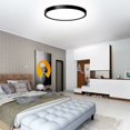 thumbnail image 4 of Black Acrylic Ceiling Light, 22cm Slim Design, Super Bright Energy Saving, Remote Control, Long Lifespan, Suitable for Home Office, 4 of 6