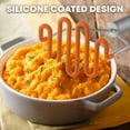 thumbnail image 4 of Zulay Kitchen Non-Scratch Potato Masher – Heavy-Duty Stainless Steel & Silicone Hand Masher for Smooth Mashed Potatoes, Avocados & More – Durable & Easy to Clean Kitchen Tool, 4 of 8