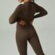 thumbnail image 4 of Body con cremallera, conjunto de Yoga de una pieza, ropa de gimnasio para mujer, entrenamiento físico, ropa deportiva de manga larga, trajes deportivos todo en uno, 4 of 5