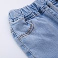 thumbnail image 3 of Coerni Teen Girls Flare Jeans High Waisted Denim Bell Bottoms Elastic Waist Denim Pants Vintage Bootcut Jeans Lace Bow Pants, 3 of 9