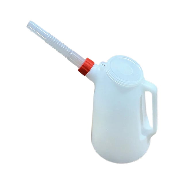 Pichet Doseur d'Huile 1.2L/2L/3L/5L Bidon d'Essence Réservoir de Carburant pour Automobile Contenant d'Huile