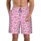thumbnail image 1 of Balery Cool Flamingos Traje de Baño Estilo Hawaiano para Hombre, Shorts de Secado Rápido con Bolsillos-3X-Large, 1 of 6