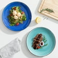 thumbnail image 4 of vancasso Bonita, Blue Dinner Plate Set, 6 Pieces Stoneware Salad Plates, 10.5 Inch, 4 of 6