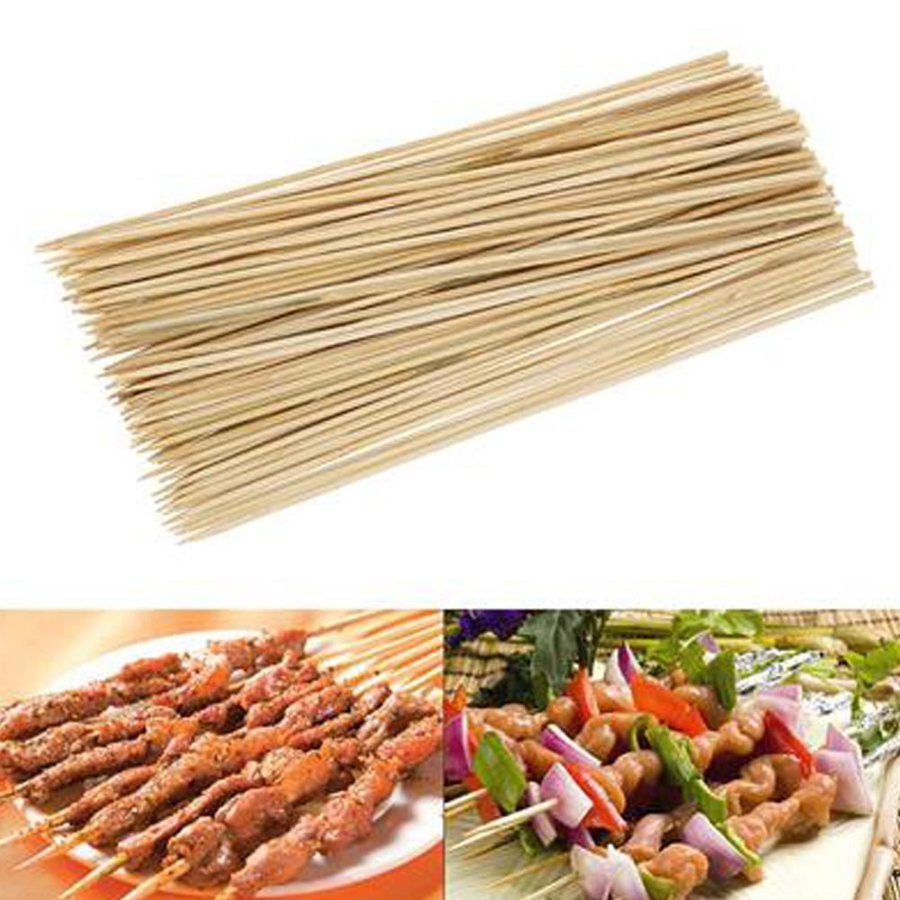 Lot De 100 Brochettes En Bambou Pour Barbecue, Fingerfood
