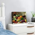 thumbnail image 3 of Pratyus Fruits Wine Canvas Wall Art Decor, Ready To Hang Room Home Art Decor for Bathroom, Living Room, Bedroom, Kitchen, Office, Salon, Bar - Ideal Gift for Various Occasions 20x16in, 3 of 6