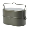 thumbnail image 2 of 3 en 1, caja Bento, caja de desayuno portátil, estuche de almacenamiento de alimentos, contenedor de comida para acampar para actividades, 2 of 8