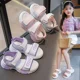 thumbnail image 4 of Sandalias elegantes de princesa rosa para niños, zapatos deportivos de playa de fondo suave, zapatos de verano para niños medianos y grandes, novedad de 2024, 4 of 5
