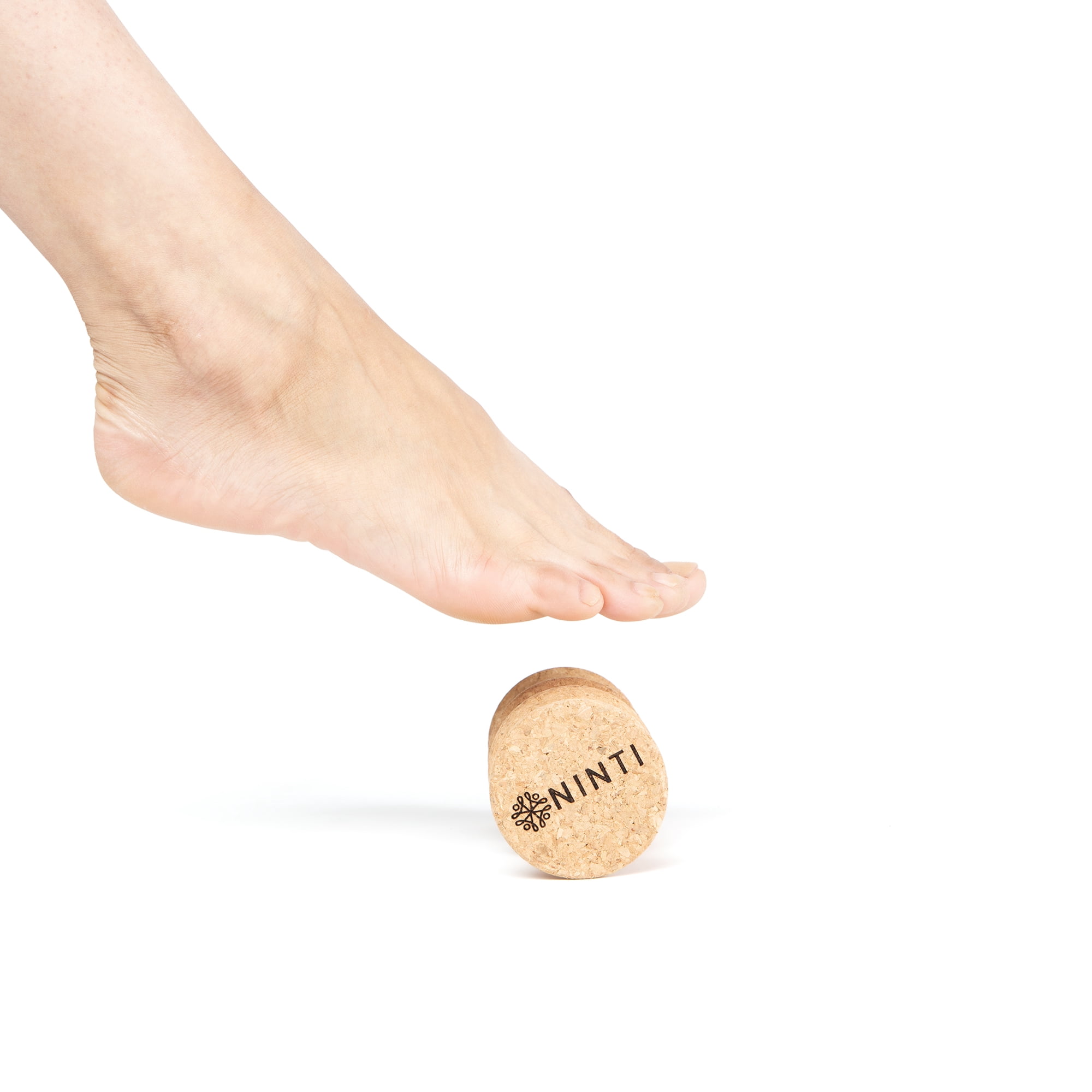 NINTI Firm & Gentle Deep Tissue Foot Rolling Massager, Beige