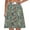 607-Green Print, variant on Women’s Athletic Pleated Tennis Skirt with Shorts High Waist Ruffle Golf Skort with Pockets Lightweight Workout Skirt