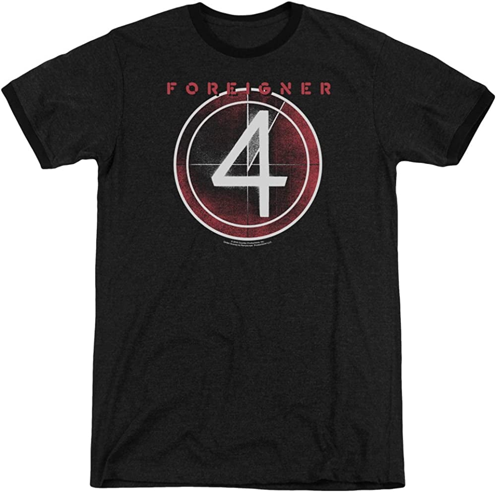Foreigner - 4 Album Cover - Adult Ringer T-Shirt - 3XL - Walmart.com